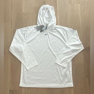 Vintage Nike Center Swoosh Warm Up Basketball Hoodie - Deadstock New with Tags